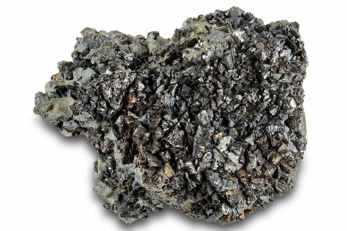 Sphalerite and Calcite On Galena - Pine Point Mine, Canada #261953